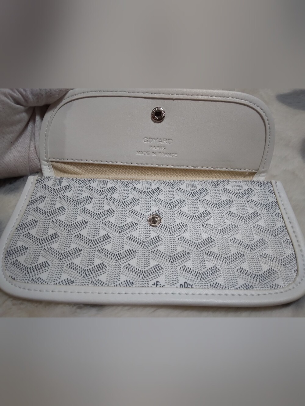 Goyard White Patterned Women's Wallet - Picture 4 of 16